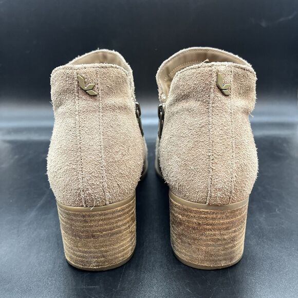 Koolaburra by UGG Women's Sz 9 Sofiya tan Suede Booties Ankle Boots 1096440 - Picture 5 of 9